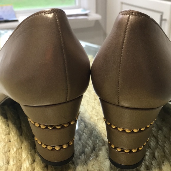 StuartWeitzman metallic heels All Leather - Picture 6 of 6